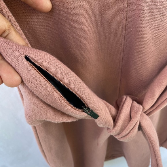 Athleta Embrace sweatshirt tie front dress - Picture 4 of 6